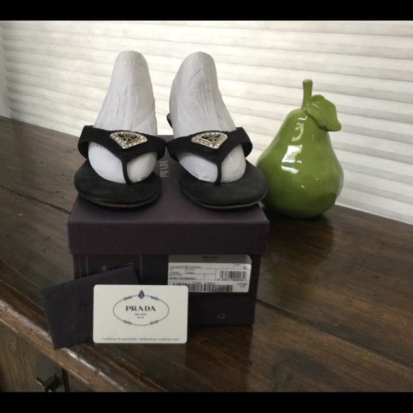 Prada Black Sandals - Picture 2 of 10